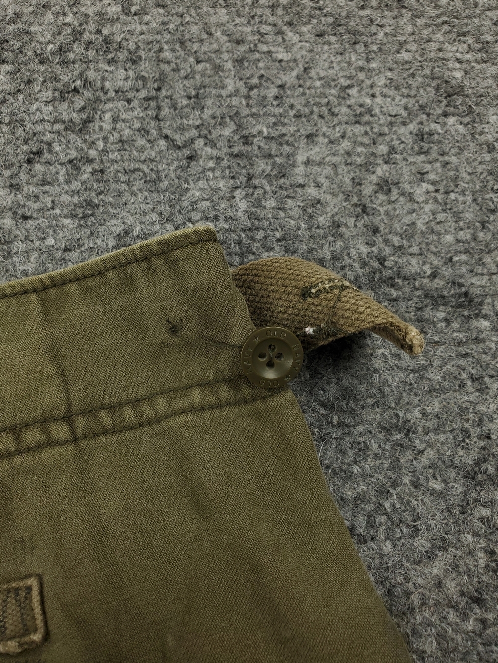 Vintage Y2K 2003 Old Navy Cargo Pants 42x32 Baggy Loose Fit Paratrooper Military - Picture 13 of 14